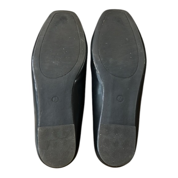 Cato Comfort 1946 Faux Leather Beaded Square Toe Ballet Flats Black Size 7 - Picture 13 of 14